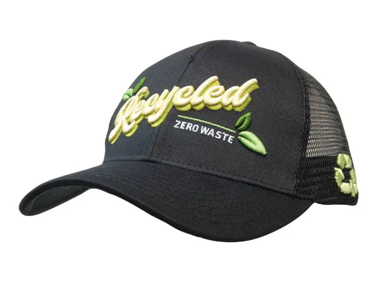 Picture of Recycled Breathable Poly Twill with Mesh Back Cap
