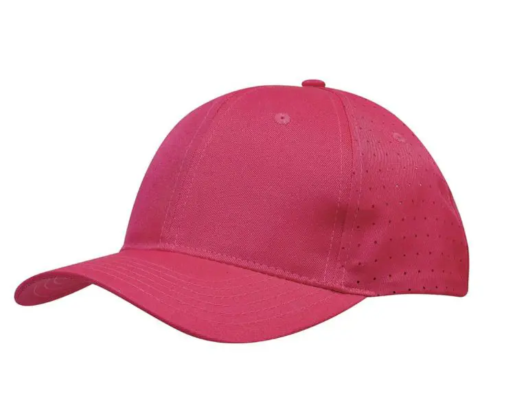 Picture of Breathable Poly Twill Cap with Circle Perforations