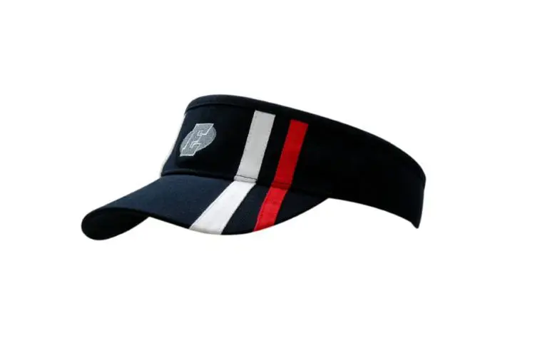 Picture of Brushed Heavy Cotton Visor with Stripes on Crown & Peak